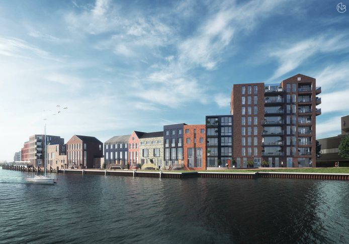 Een impressie van Spuifront aan het Spui in Oud-Beijerland.