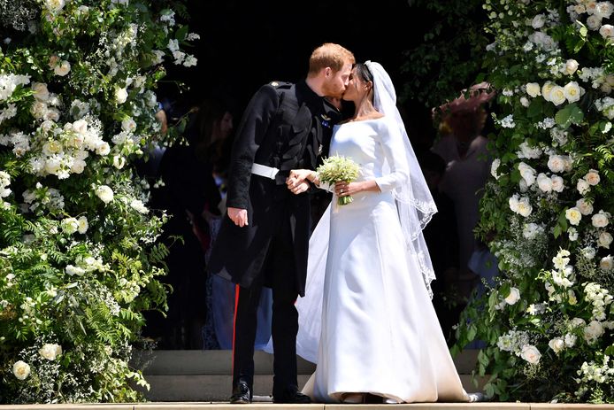 In 2018 trouwde Meghan met prins Harry.