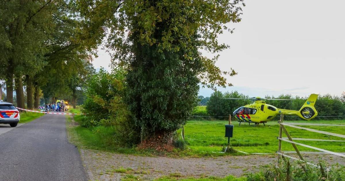 Motorrijder overleden bij ongeluk in buitengebied.
