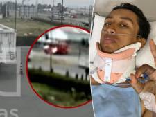 Bewakingsbeelden tonen hoe Egan Bernal op volle snelheid tegen stilstaande bus botste