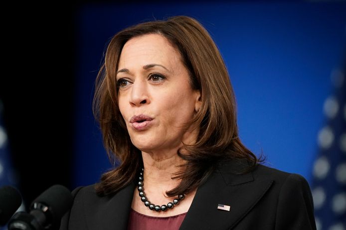 De Amerikaanse vicepresident Kamala Harris.