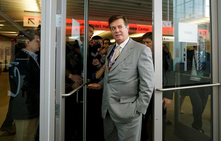 Paul Manafort bij de Republikeinse conventie Beeld reuters