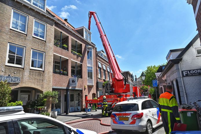 Er woedde woensdagmiddag een brandje in de Ginnekenweg in Breda.
