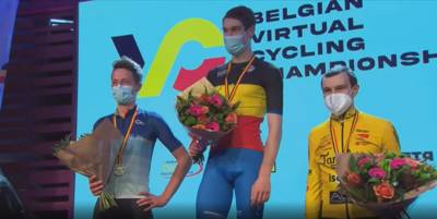 HERBELEEF BK Virtual Cycling. Thomas Lenen kroont zich verrassend tot Belgisch kampioen, topfavoriet Lionel Vujasin slechts vierde