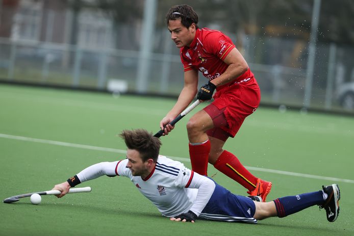 Thomas Briels Met Red Lions Voor De Tweede Keer In Oefenduel Voorbij Groot Brittannie Hockey Sport Regio Hln Be