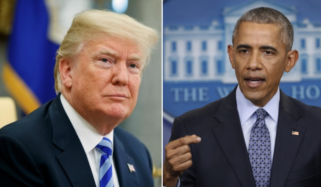 Donald Trump en Barack Obama Beeld AP
