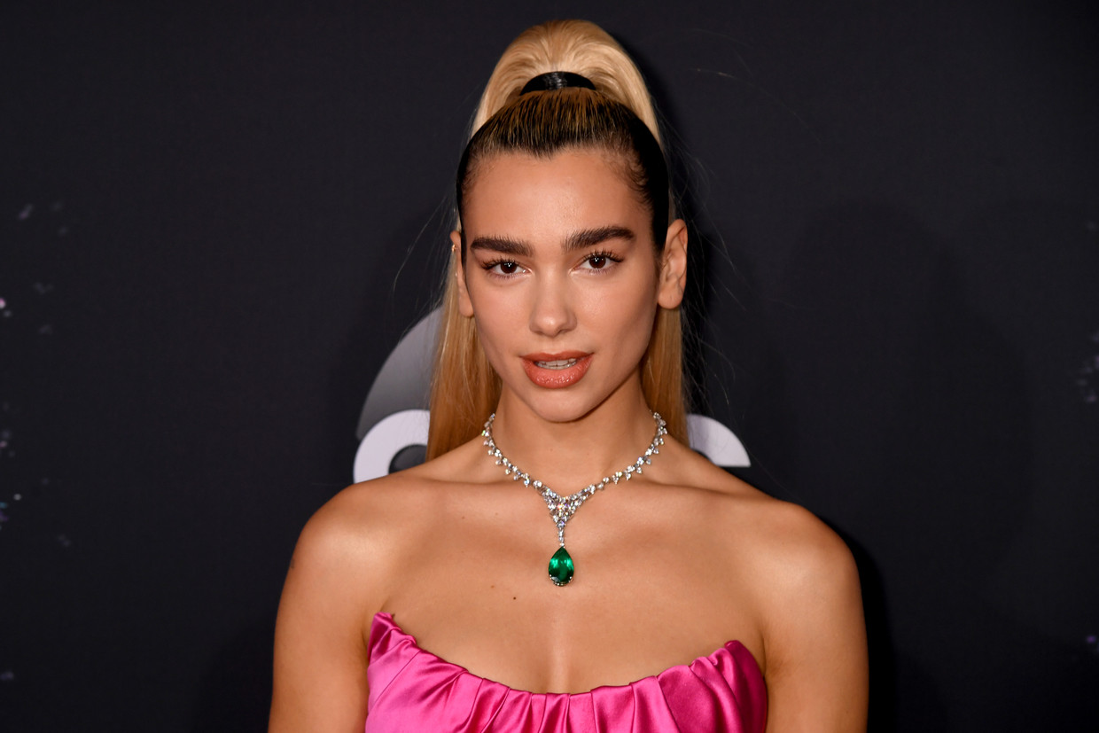 Popster Dua Lipa. Beeld FilmMagic