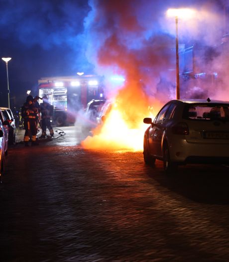 Vlammenzee verwoest auto: politie onderzoekt brandstichting