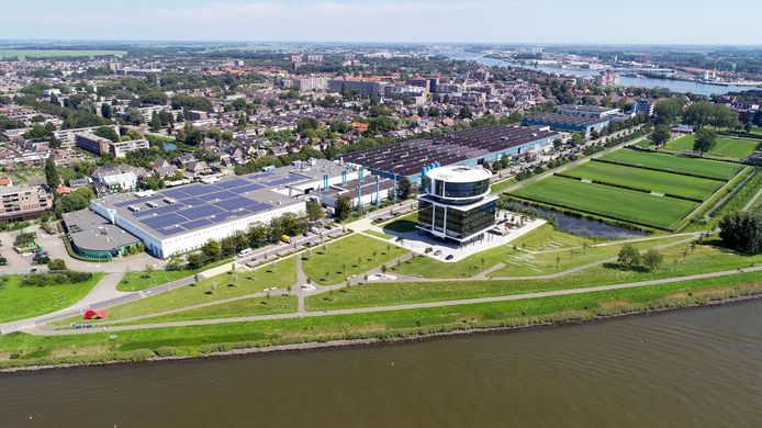 Papendrecht vanuit de lucht.