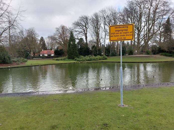 Mogelijk vogelgriep in het Wooldrikspark.