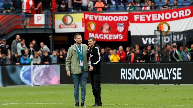 Ernstig zieke Marco (50) overrompeld door groots afscheid bij Feyenoord: ‘Kippenvel van al het lawaai’