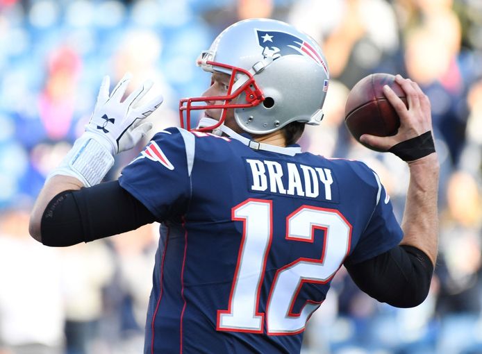 Tom Brady, de grote man bij de New England Patriots die als eerste ooit de Super Bowl zes keer kan winnen.
