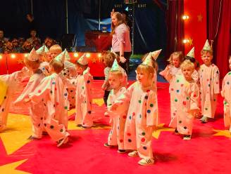 Leerlingen Bassischool Het Toverveld repeteren nog een laatste keer voor échte circusvoorstelling