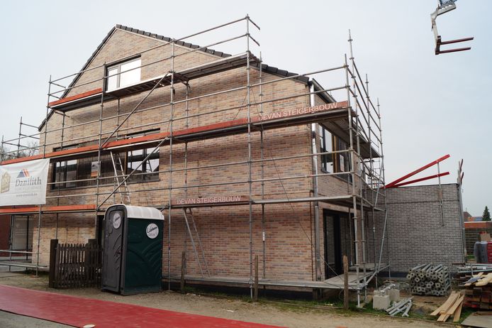 De nieuwe VillaVip-woning in Pittem is in aanbouw