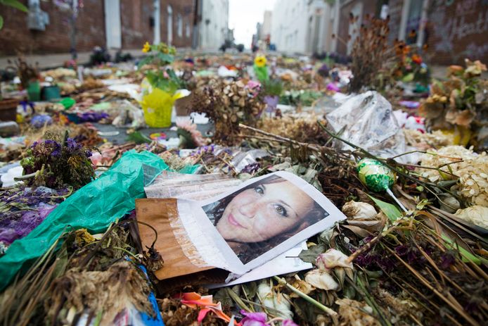 Foto van Heather Heyer, de 32-jarige justitieassistente die in Charlottesville werd doodgereden.