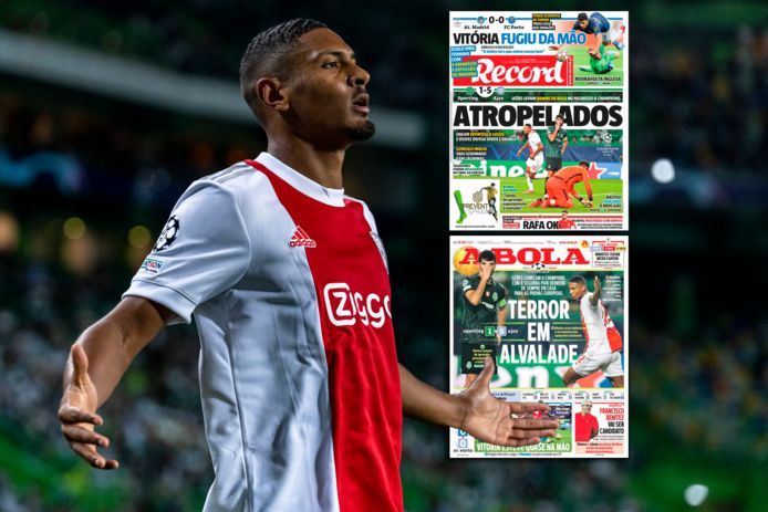 Sébastien Haller en de Portugese voorpagina's.