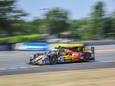 De Belgisch gekleurde wagen van Ugo De Wilde, Maxime Martin en Tom Van Rompuy voor de 24 Uur van Le Mans