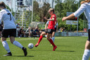 Desiree van Lunteren kwam tegen vv Gilze voor het eerst in actie in het shirt van PSV.