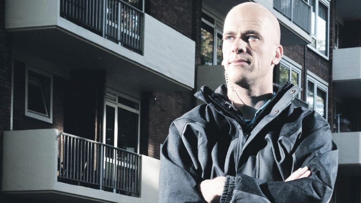 Diederik Samsom als straatcoach in Amsterdam Beeld Hollandse Hoogte