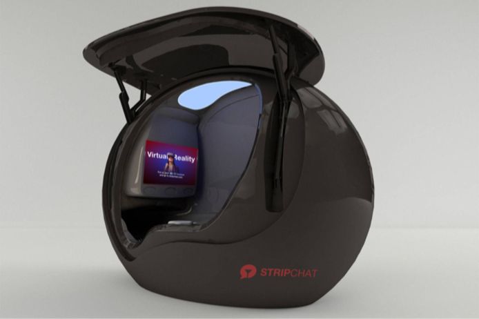 De VR-headset maken de ervaring levensecht.
