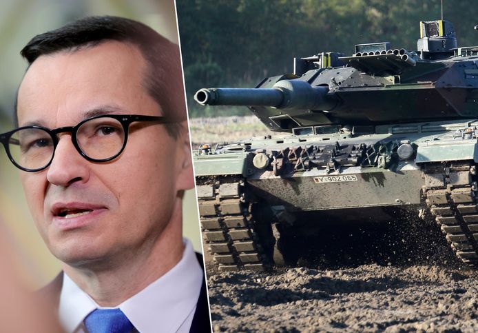 De Poolse premier Mateusz Morawiecki.