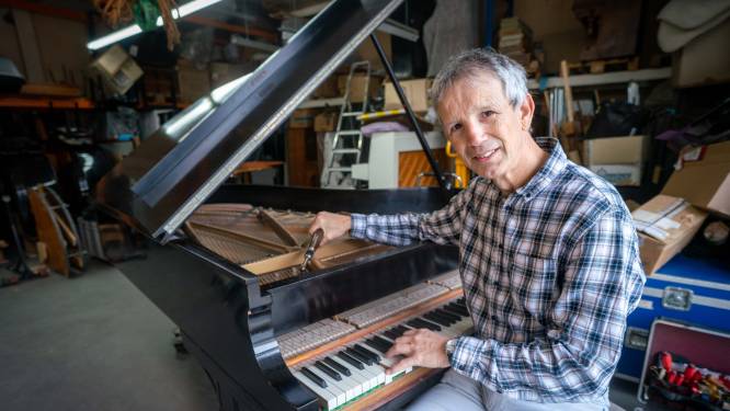 Frank Hollander uit Elst is pianoreparateur: ‘Het is een uitstervend ambacht’