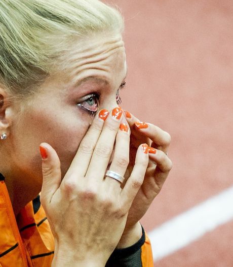 Nadine Broersen in tranen vanwege blessure