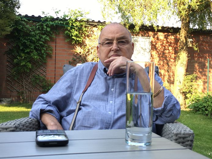 Pat Remue bij hem thuis, in het voorjaar van 2018.