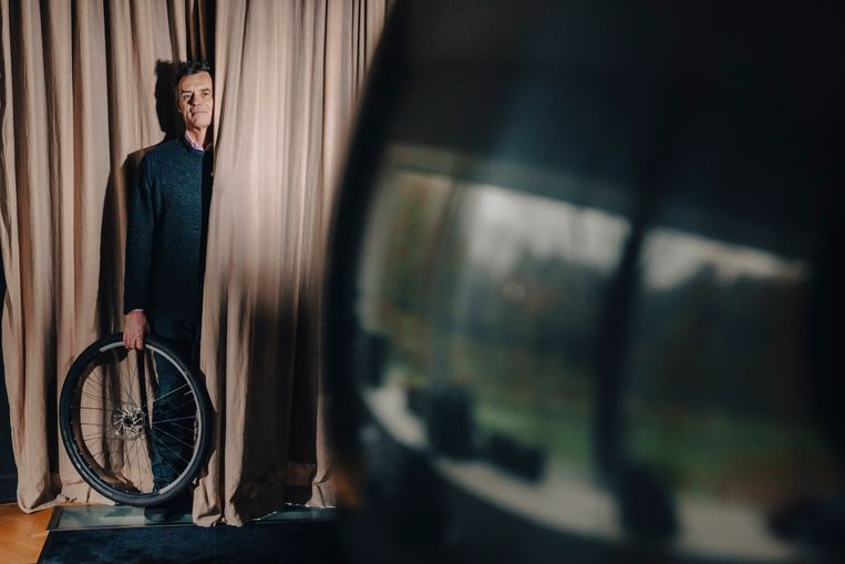 Marc Fauconnier: 'Ik mis het fietsen bijna fysiek.' Beeld © Stefaan Temmerman