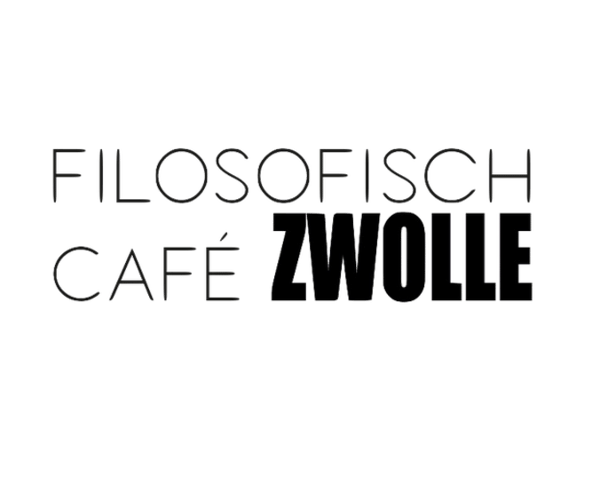 Het logo van het Filosofisch Café Zwolle.