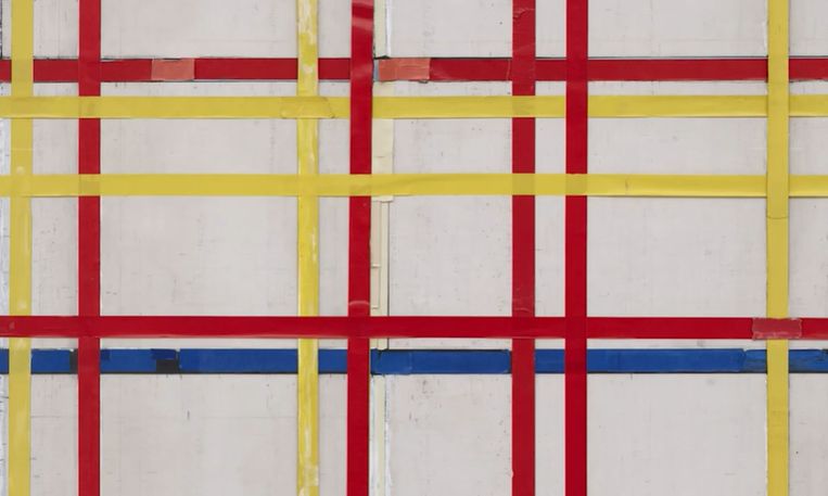 lexicon Immuniseren effect Schilderij van Mondriaan hangt al tientallen jaren ondersteboven, Duits  museum wil beeld nu niet meer omdraaien