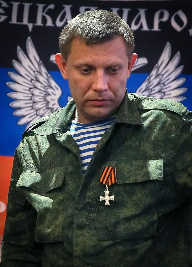 Aleksandr Zachartsjenko, zelfbenoemd premier van de 'Volksrepubliek Donetsk'. Beeld epa