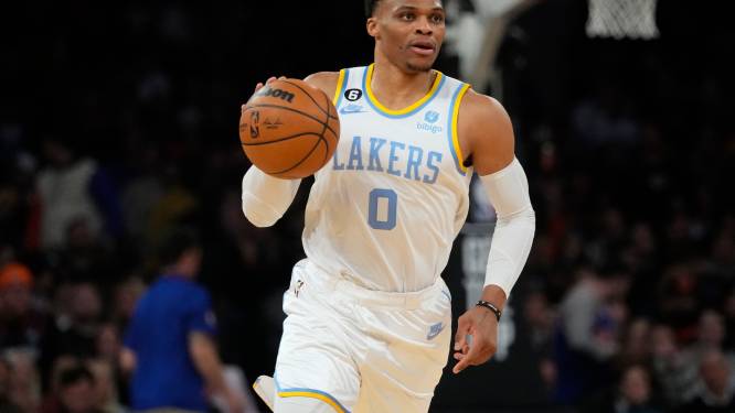 Gisteren nog assist op recordpunt LeBron James, vandaag is man van 47 miljoen Russell Westbrook weg bij LA Lakers, ook Durant verhuist