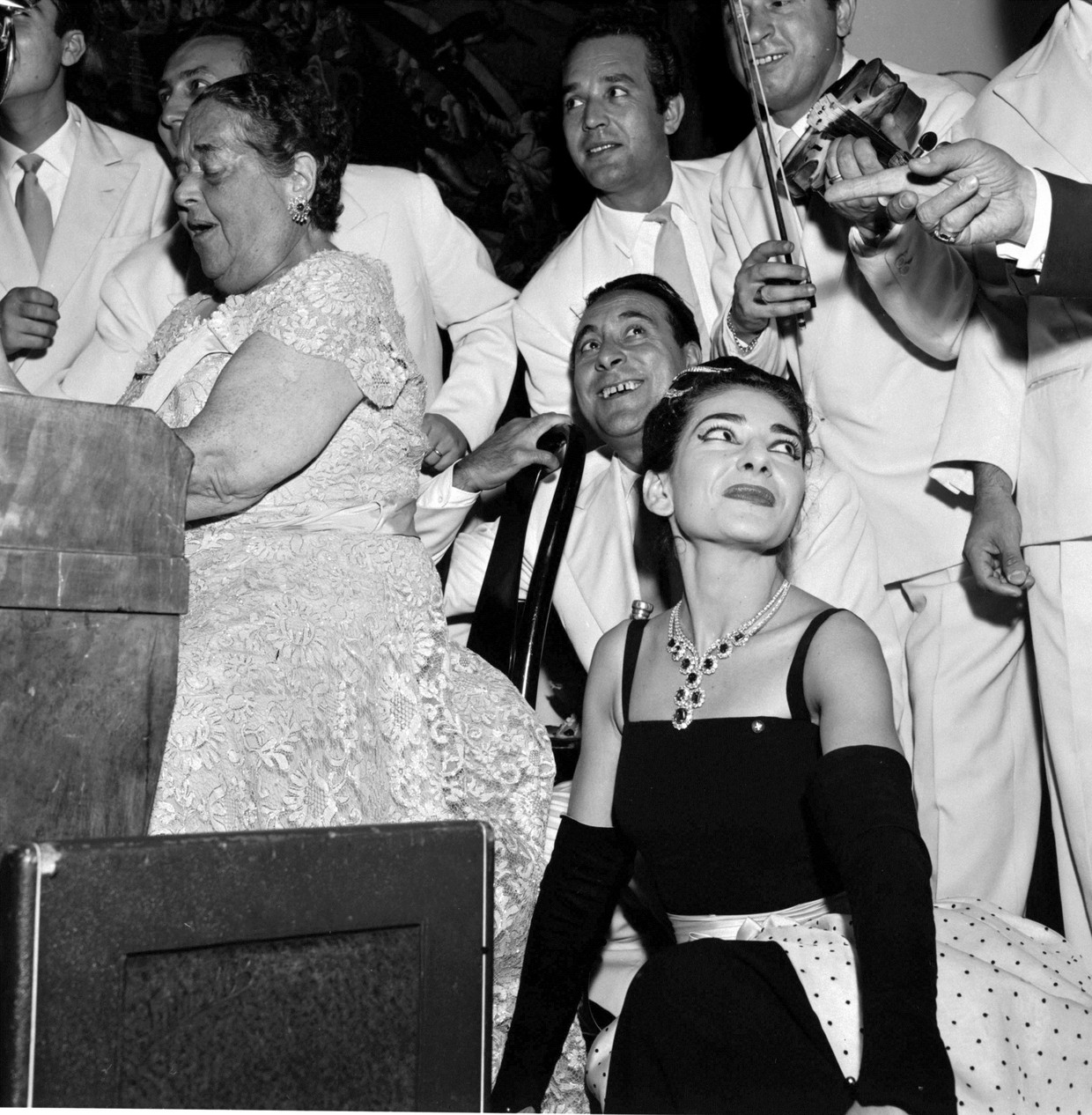 Maria Callas in Venetië in 1957 Beeld RV
