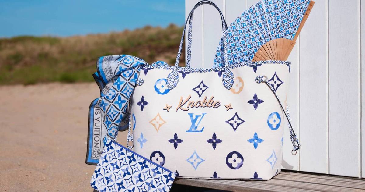 Voor 3.000 euro is deze zomerse Louis Vuitton Knokke handtas van