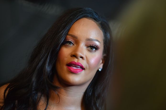 Rihanna op het Fenty Beauty evenement in Sephora op 14 september in Brooklyn, New York.