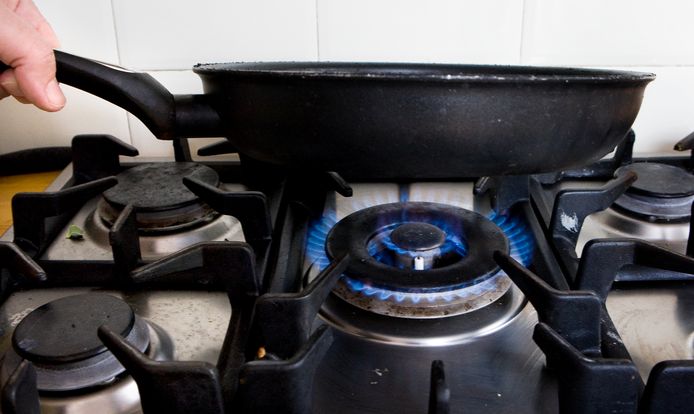 Liet gasfornuis 20 minuten aan