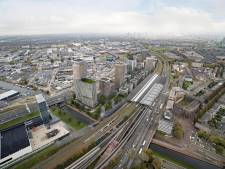 Nieuwe woonwijk en luxe hotel tussen station Schiedam Centrum en de A20