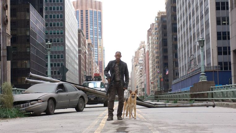 Will Smith in I Am Legend van Francis Lawrence Beeld x