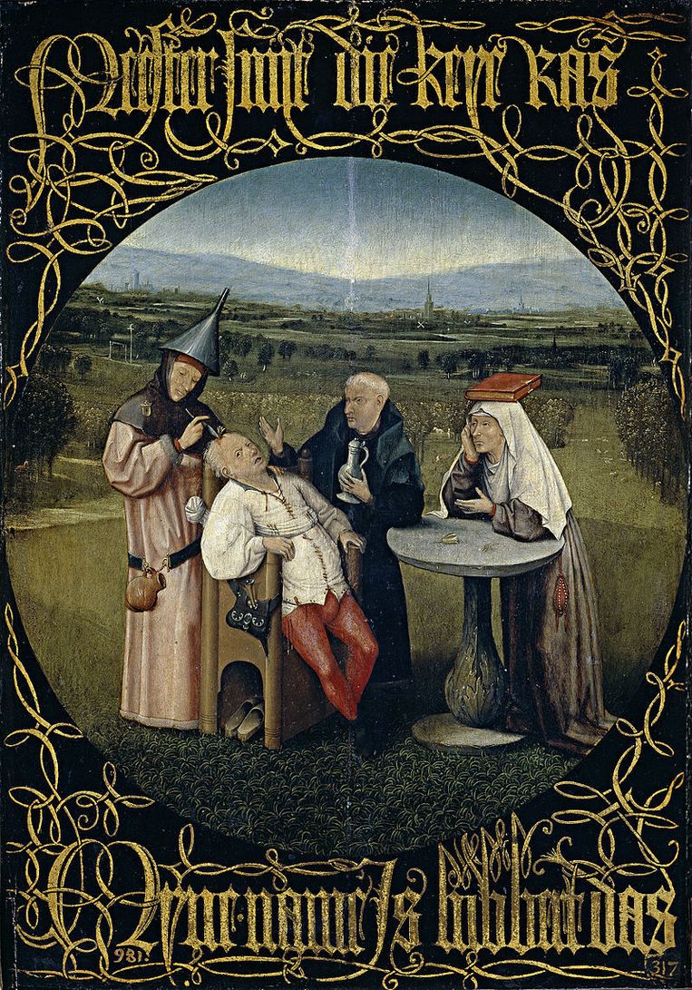 De verzoeking van de heilige Antonius werd teruggeroepen door het Prado Beeld Prado