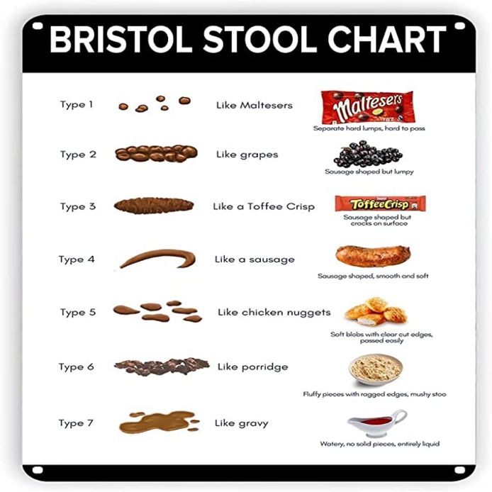 De Bristol Stool Chart.