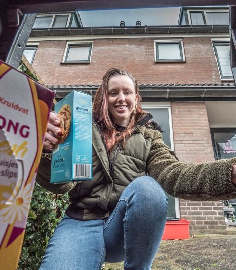 Linda (28) wil mensen helpen met gratis boodschappen, maar buurt moet haar kastje nog ontdekken