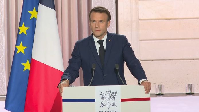 Il presidente Emanuele Macron.