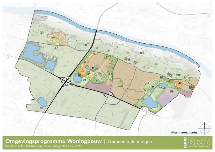 De plannen voor bouw in Beuningen.