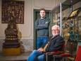 Natan en vader Peter Loeckx: steeds op zoek naar een schitterend stuk antiek.