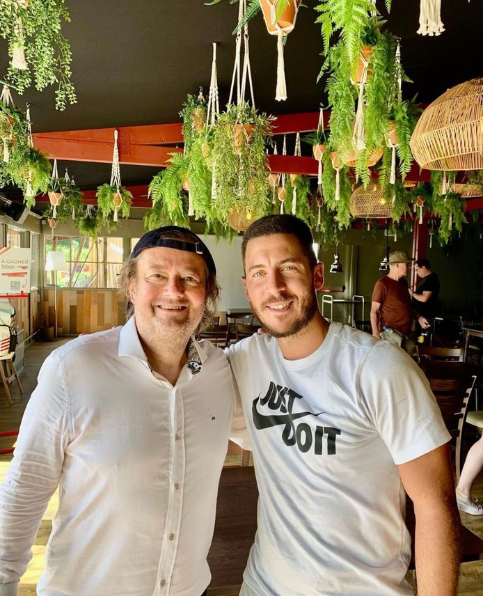 Eden Hazard in Durbuy bij Marc Coucke