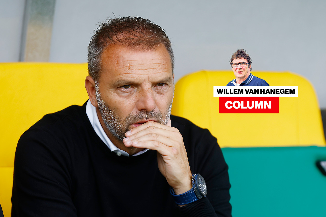 Column Willem van Hanegem Het lijkt alsof ze bij Ajax niet bepaald op
