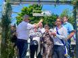 Dit weekend werd het ‘Oudenburgplein’ officieel geopend door de lokale burgemeester Marius Hahn en Oudenburgs gemeenteraadsvoorzitter Stefaan Reynaert.