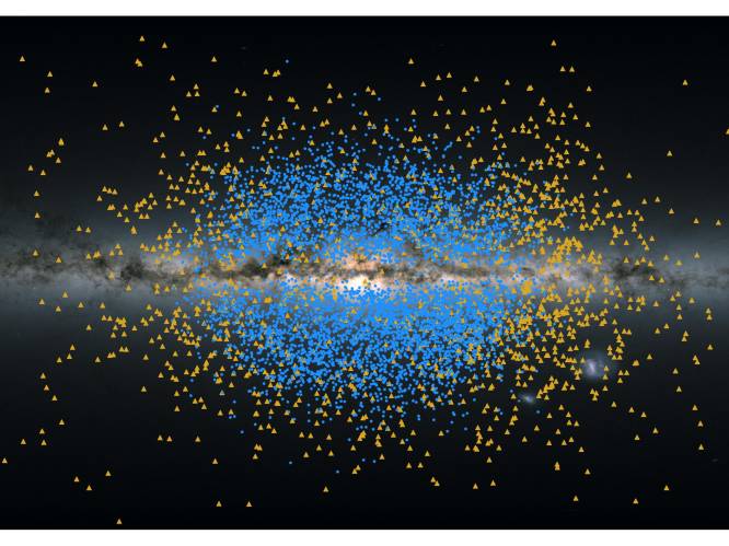 Twee oeroude sterrenstromen ontdekt die aan basis liggen van Melkwegstelsel