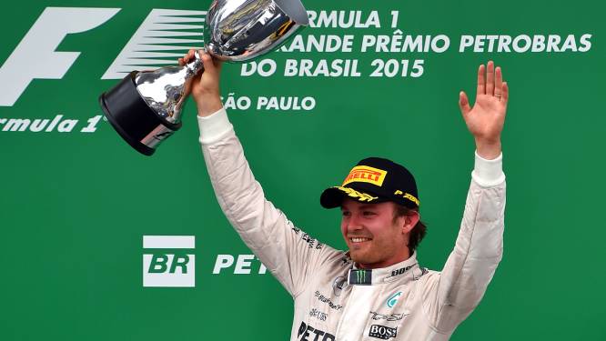Nico Rosberg vainqueur au Brésil devant Lewis Hamilton